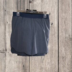 Asics MEN'S ROAD 7IN Run Shorts, Synthetic, breathable, blue, Medium , NEW